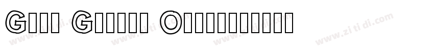 Glow Gothic Overlay字体转换
